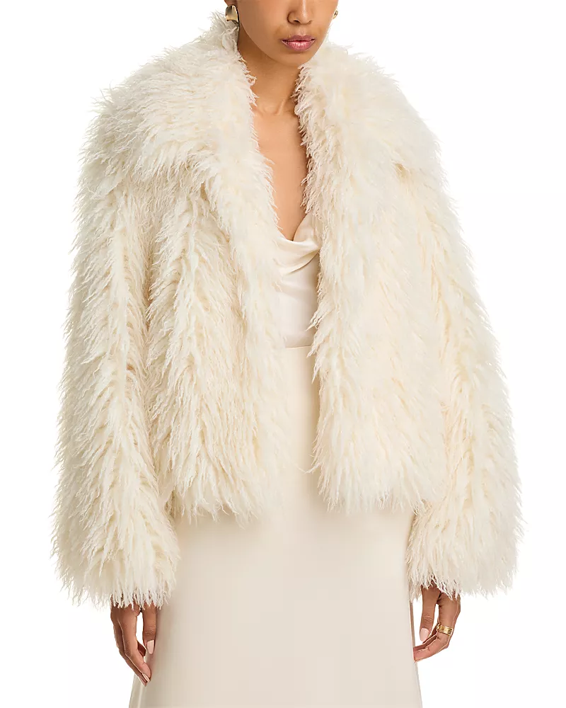 Cinq a Sept Geraldine Faux Fur Coat