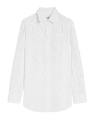 Emi Broderie Anglaise Detail Shirt  