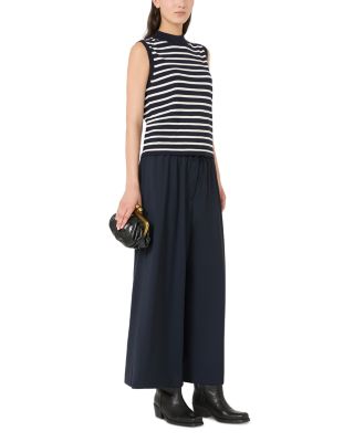 Elmo Wool Cropped Trousers