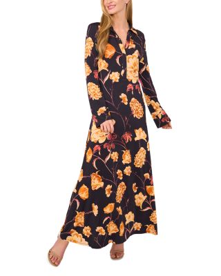 Taria Polo Long Sleeve Maxi Dress
