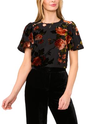 Belliana Burnout Velvet Top