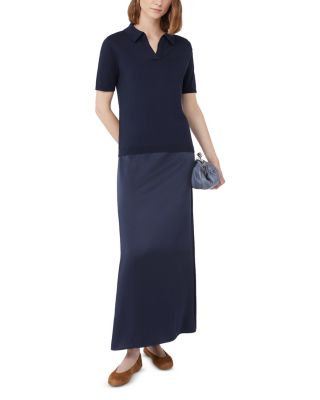 Angelo Satin Maxi Skirt