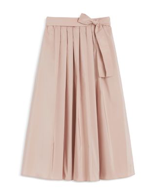 Zarda Pleated Midi Skirt