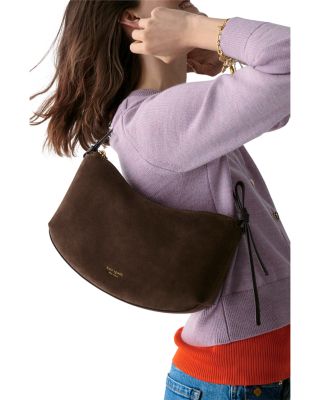 Loop Suede Shoulder Bag