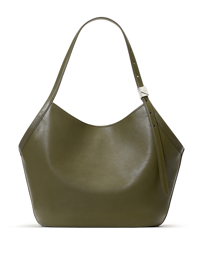 Kate Spade New York Deco Fine Grain Leather Tulip Tote In Green