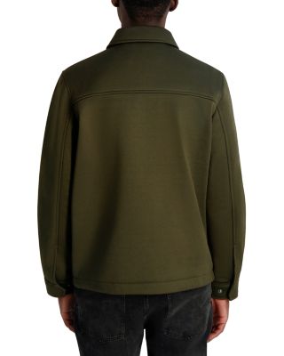 Twill Collared Shirt Jacket