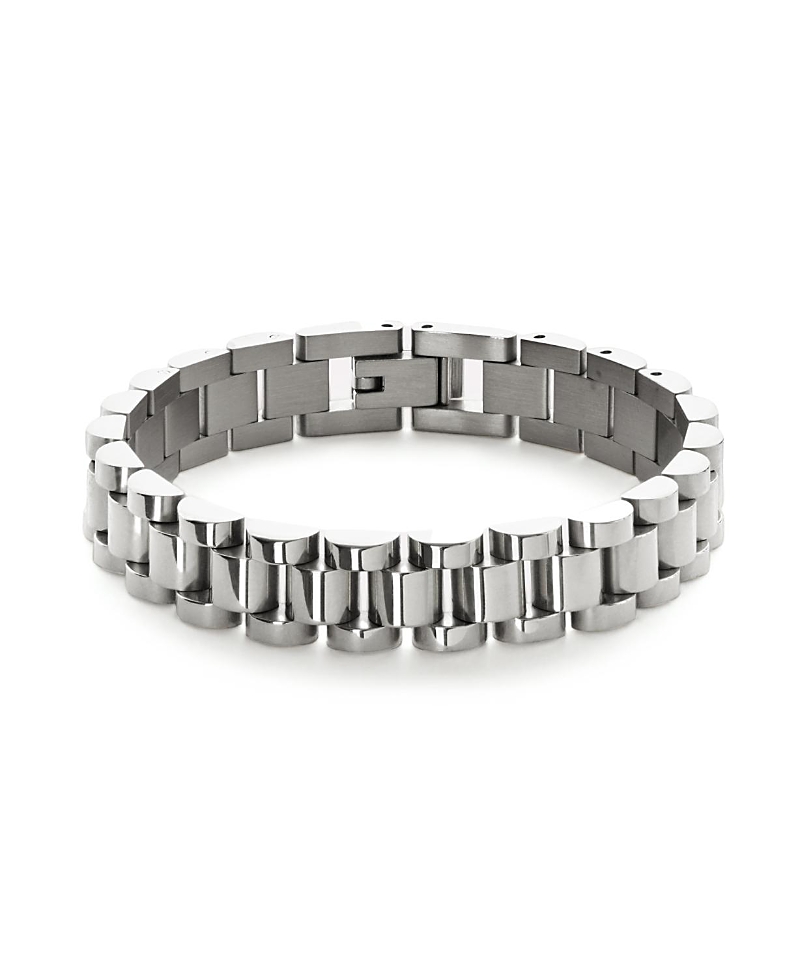 Ana Luisa Ora Silver Watch Strap Bracelet In Metallic