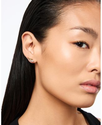  Gold Lowen Statement Earrings