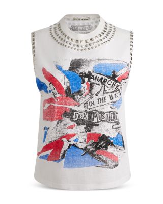 Micah Embellished Muscle Tee