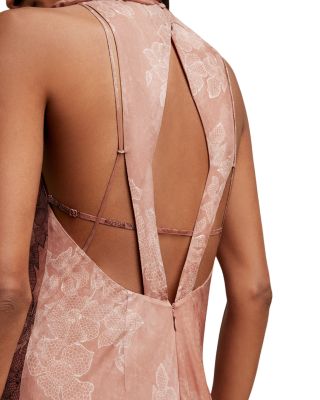 Petite Lacey Printed Scarf Dress