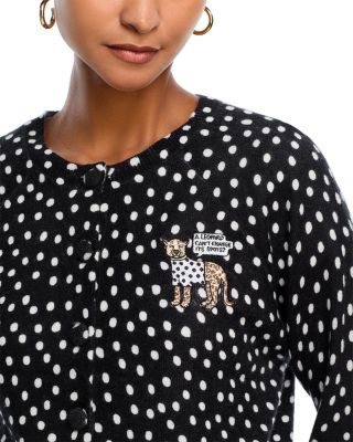 Leopard Spots Cashmere Cardigan - Exclusive