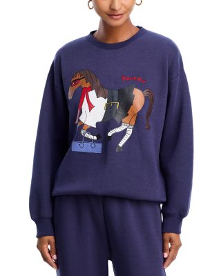 Haute To Trot Graphic Sweatshirt - Exclusive