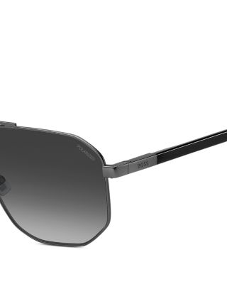 Square Double Bridge Sunglasses, 59mm