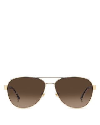 Polina Pilot Sunglasses, 61mm