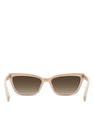 Aisha Rectangle Sunglasses, 55mm