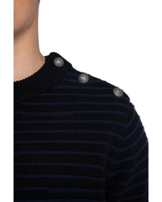 Spike LC Stripes Wool Blend Sweater
