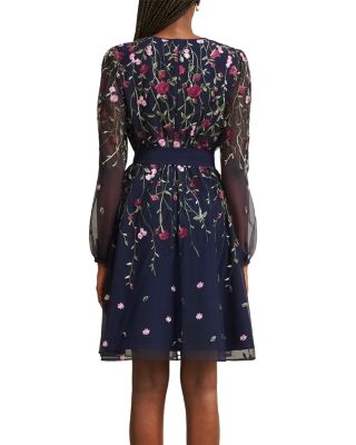 Petite Emmy Embroidered Dress