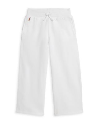 Girls' Fleece Wide Leg Sweatpants - Little Kid