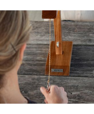 Acacia Globetrotter Tabletop Hook & Ring Game Square Post