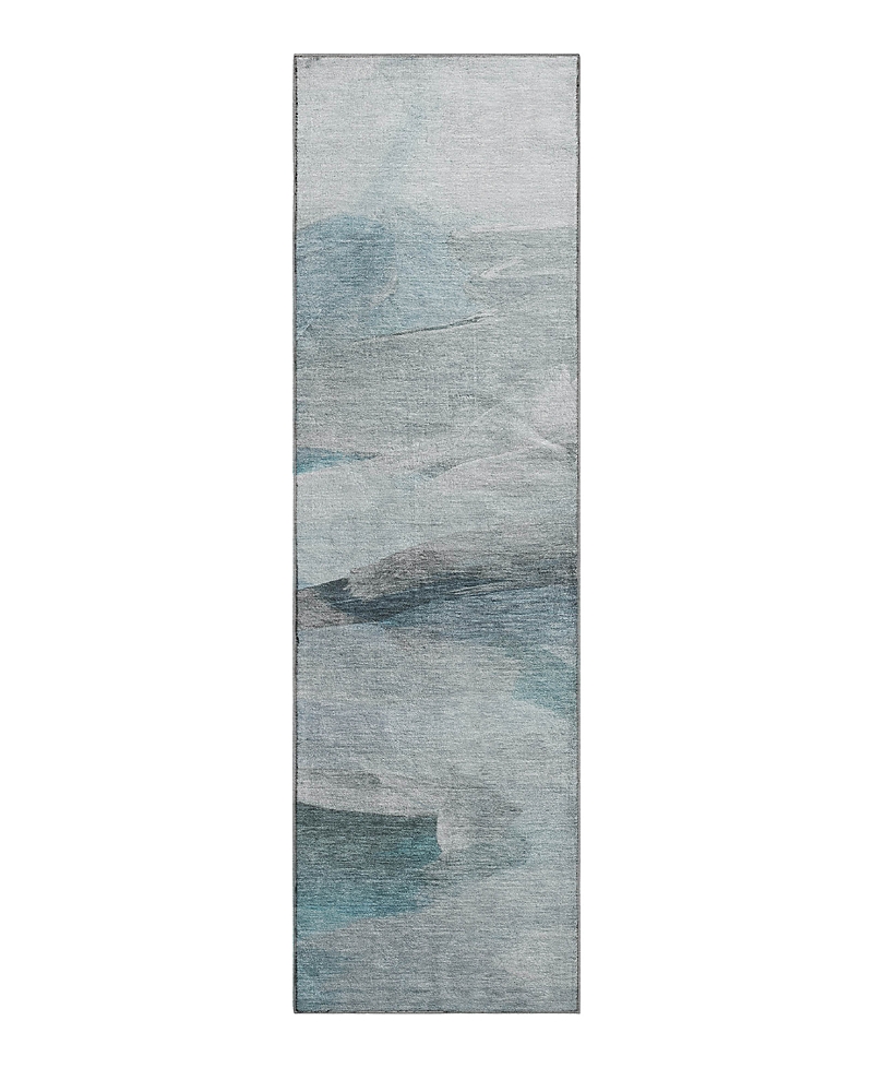 Dalyn Rug Company Dalyn Ravenna Washable Rn11 Runner Area Rug, 2'3 X 7'6 In Blue