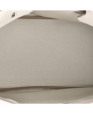 Birkin 25 Handbag Light Togo with Palladium Hardware