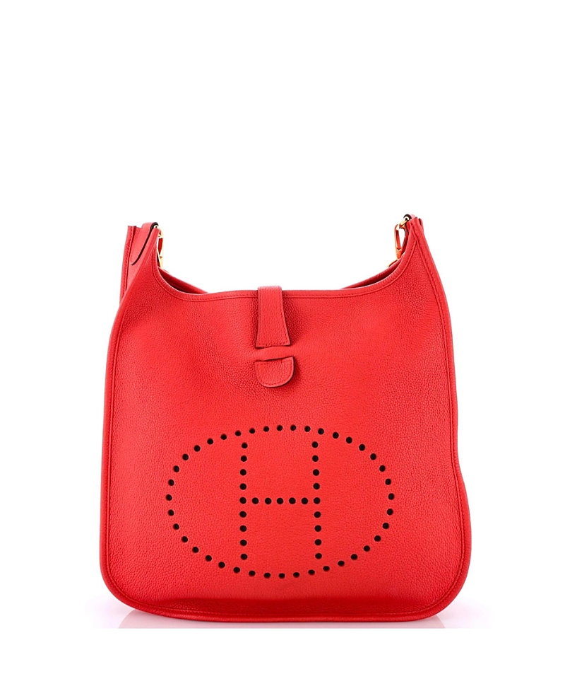Pre-owned Pre-owned Hermes Hermes Pm Evelyne Bag Gen Iii Maurice In Orange