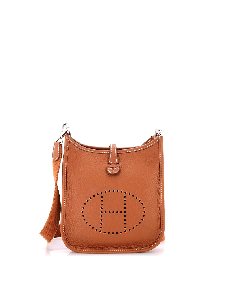 Pre-owned Pre-owned Hermes Hermes Tpm Evelyne Bag Gen Iii Clemence In Brown