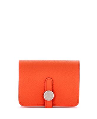 Pre-Owned HERMÈS - Dogon Card Holder Verso Togo