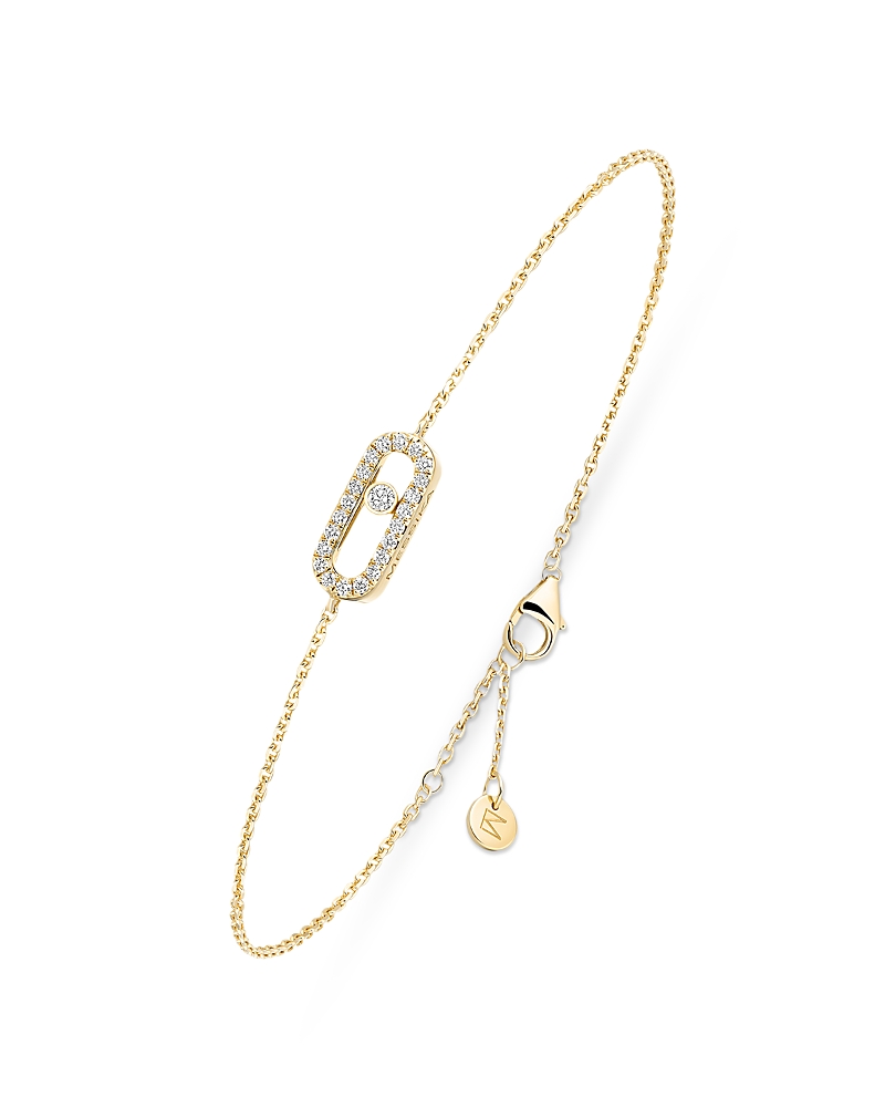 Messika Cares Pave Bracelet In 18k Gold In Gold