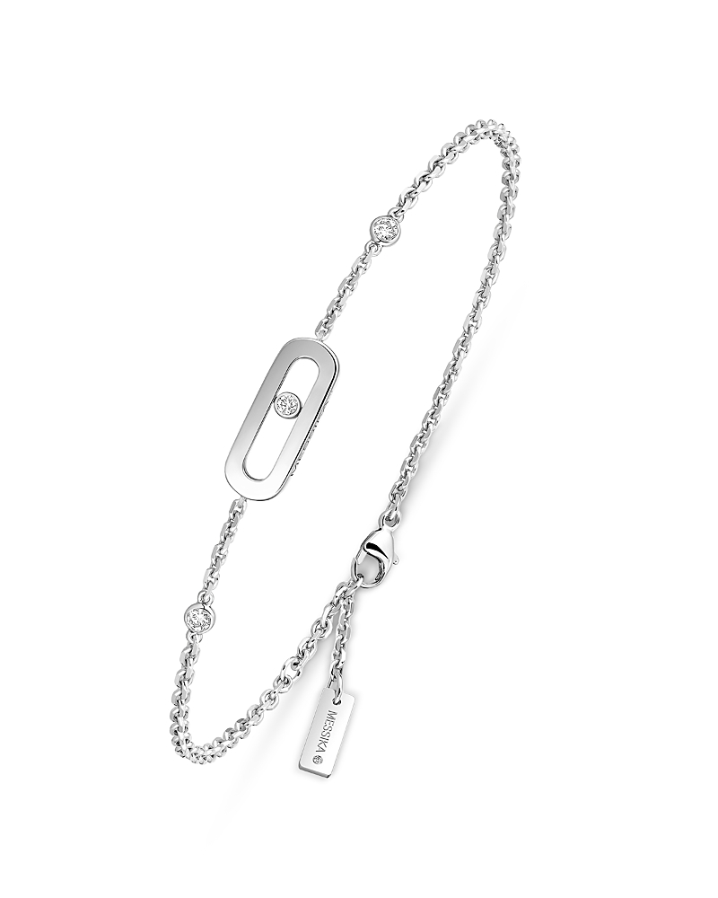 Messika Diamond Move Uno Bracelet In 18k Gold, 0.05 Tcw In Metallic