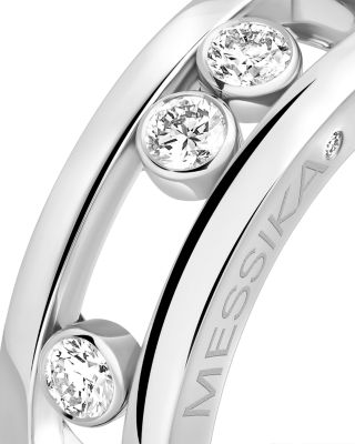 Diamond Move Ring in 18K Gold, 0.24 tcw