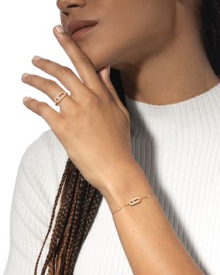 Diamond Move Uno Large Model Pav&eacute; Ring in 18K Gold, 0.31 tcw