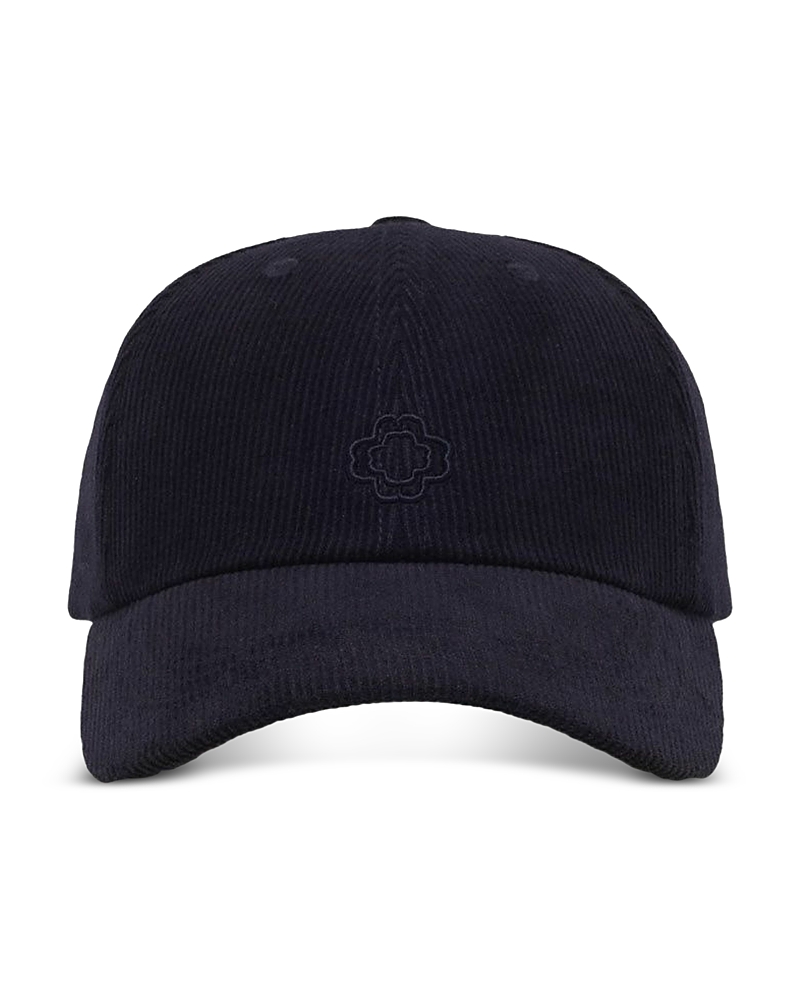 Maje Corduroy Cap In Blue