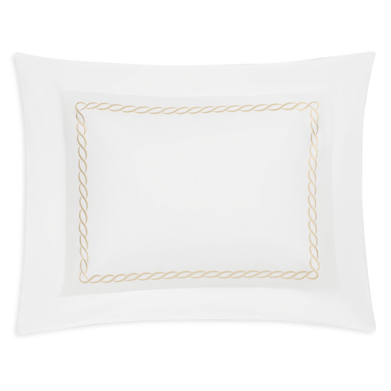 Matouk Classic Chain Standard Sham In White