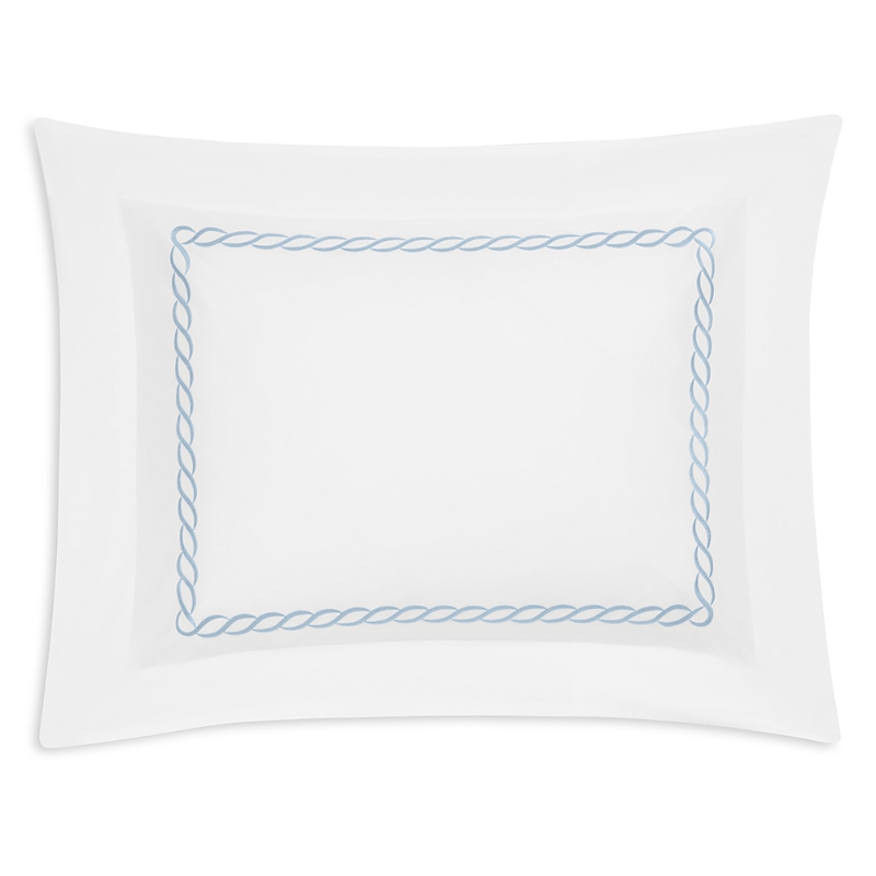 Matouk Classic Chain Standard Sham In Blue