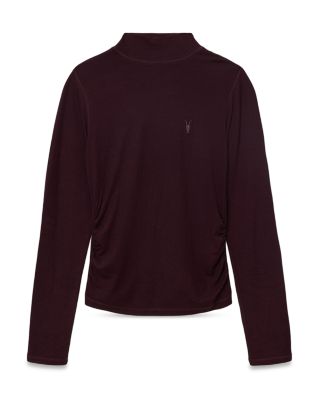 Rina Long Sleeved Roll Neck Top