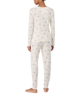 Long Sleeve Crewneck Jogger Pants Pajama Set