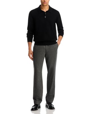 Cotton Long Sleeve Polo Shirt