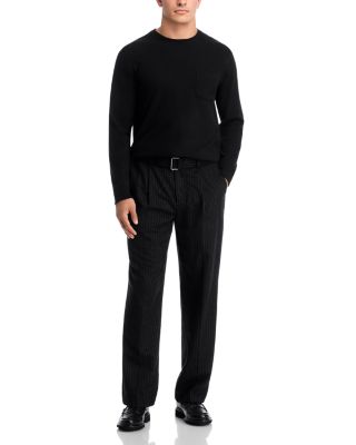 Long Sleeve Crewneck Pocket Tee