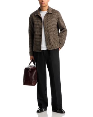 Houndstooth Bomber Jacket