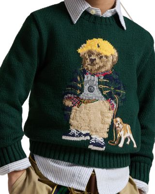 Boys' Polo Bear Sweater - Little Kid
