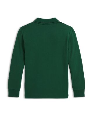 Boys' Logo Cotton Mesh Polo Shirt - Little Kid