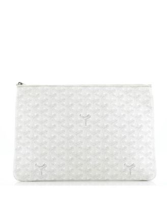 Pre-Owned Goyard - MM Senat Zip Pouch Coated Canvas