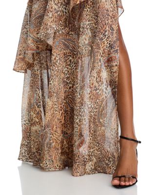 Viola Cowl Neck Silk Gown