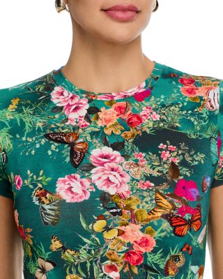 Ressi Charonda Butterfly Floral Tee