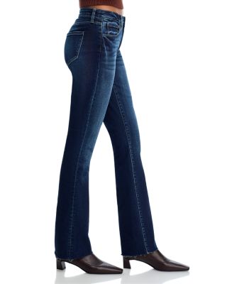 Sneeki Low Rise Sneaker Straight Jeans in Columbia