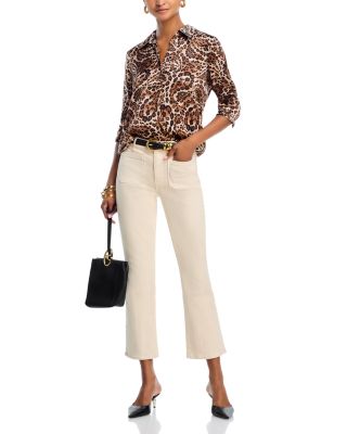 Tyler Silk Printed Long Sleeve Blouse