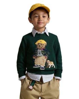 Boys' Polo Bear Sweater - Little Kid