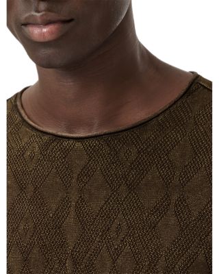 Brycen Broken Argyle Texture Sweater