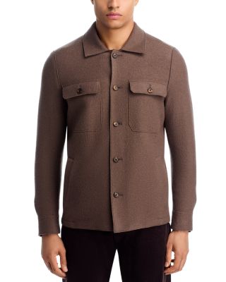 Boiled Wool Overshirt